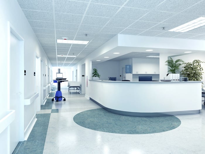 Hospital. 3d rendering